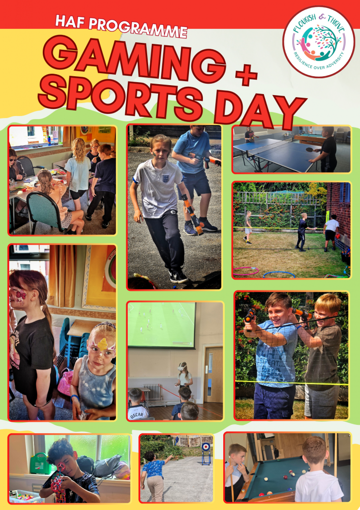 Gaming and Sports Day with Flourish and Thrive HAF